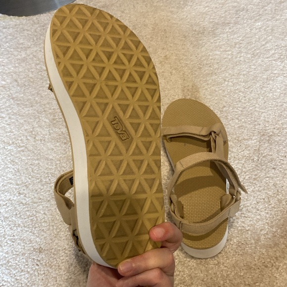 Teva platform sandals. Size 9. Worn once. - Picture 3 of 5